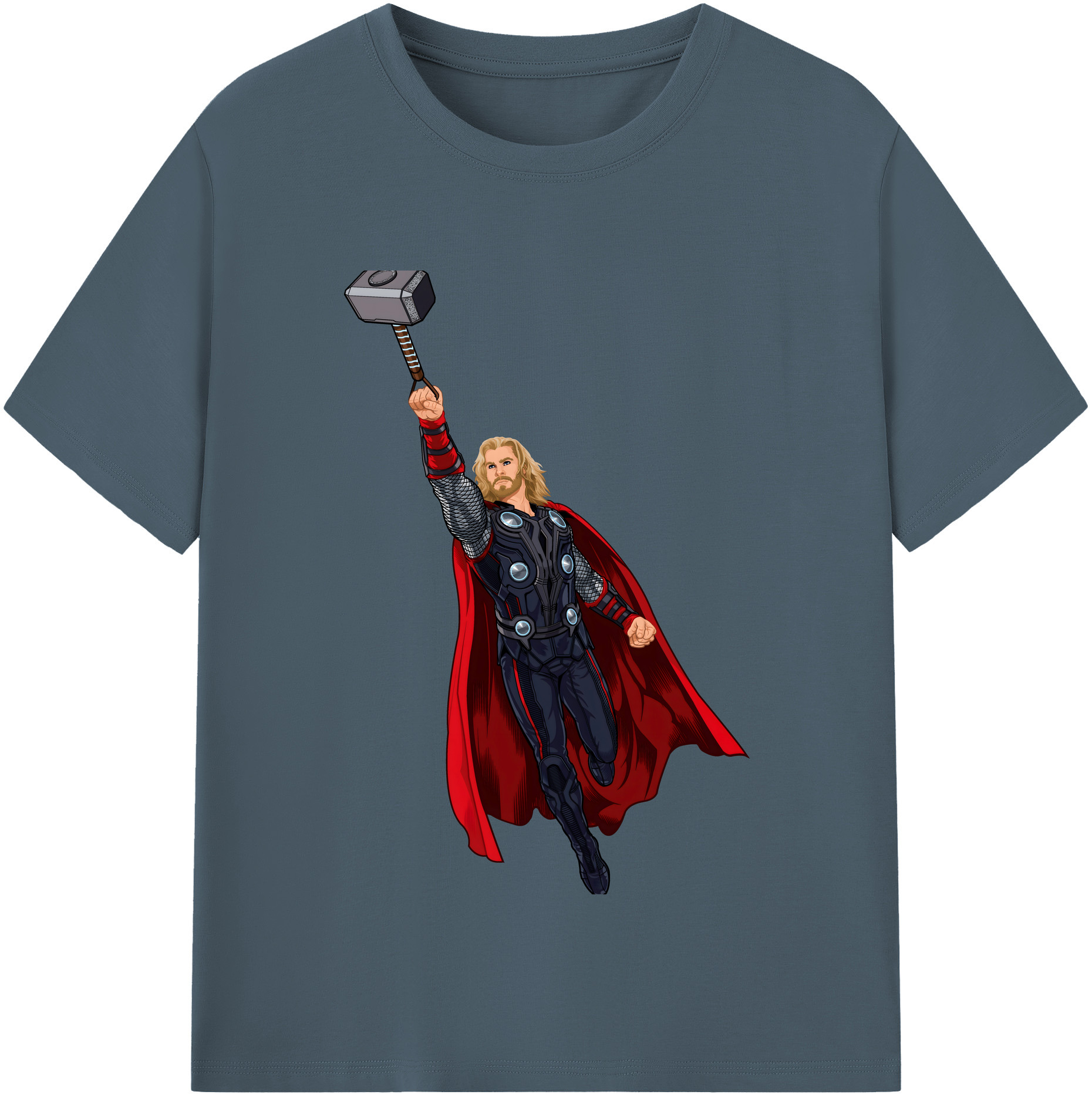 （画像用） アベンジャーズ The Avengers 綿100％半袖Tシャツ（フロントプリント）